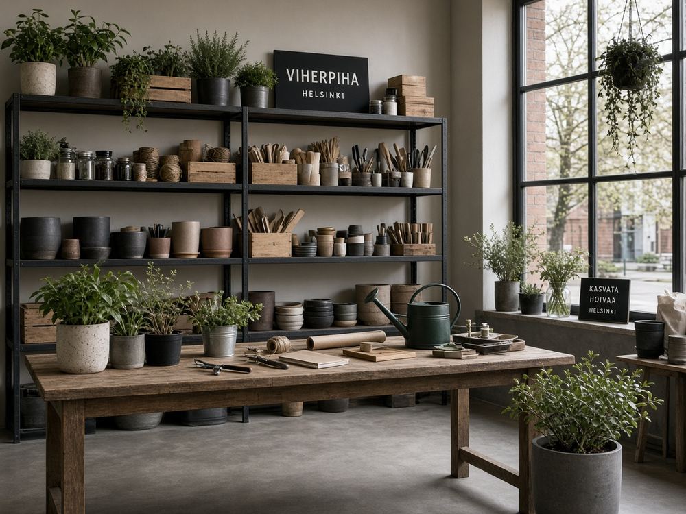 About the Plant nursery / garden centre studio at Stormfoes House