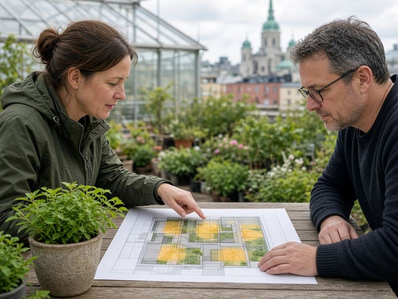 Garden consult at Stormfoes House